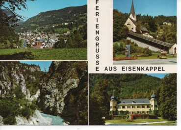 Ansichtskarte Feriengrüsse aus Eisenkappel, Kärnten - Mehrbildkarte